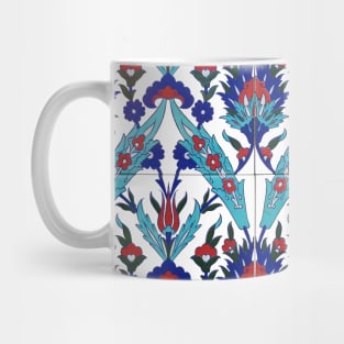 Turkish Iznik Floral Pattern Mug